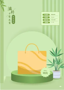 滋补养生食品保健补品产品画册模板 - 第9页