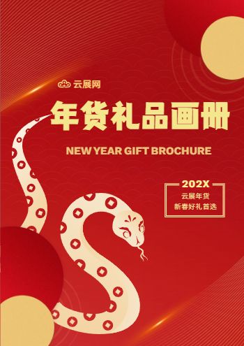 商超年货礼盒新春礼包产品画册