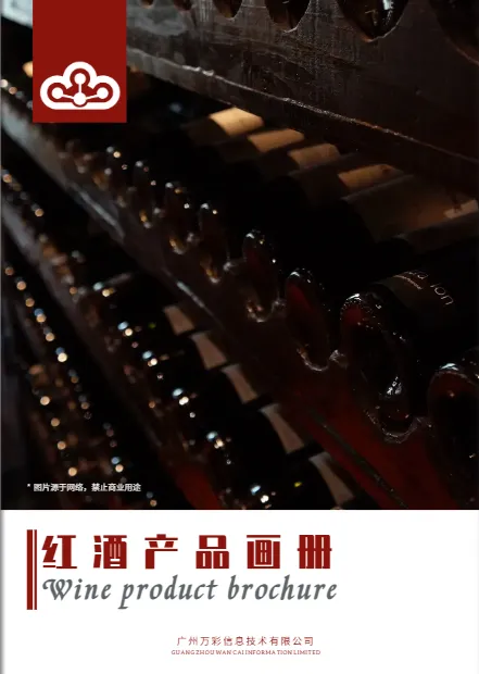酒水品牌电子画册模板下载2