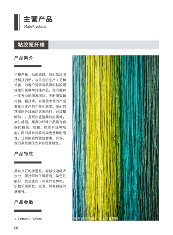 化学纤维化纤企业画册设计 - 第8页
