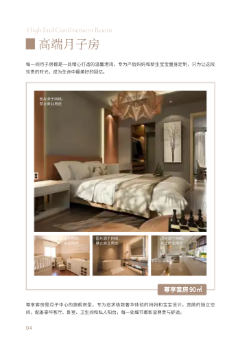 产后恢复月子会所企业画册模板 - 第4页