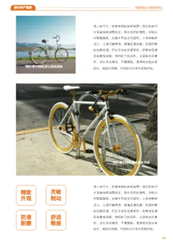 公路自行车学生单车产品画册模板 - 第5页