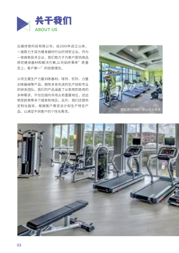 家用运动健身用品产品画册模板 - 第2页