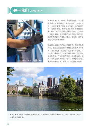 电动三轮车代步车产品画册模板 - 第2页