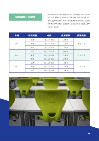 课程辅导教培机构招生简章设计 - 第9页
