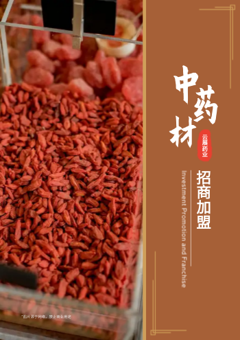 中药店药材代理招商画册