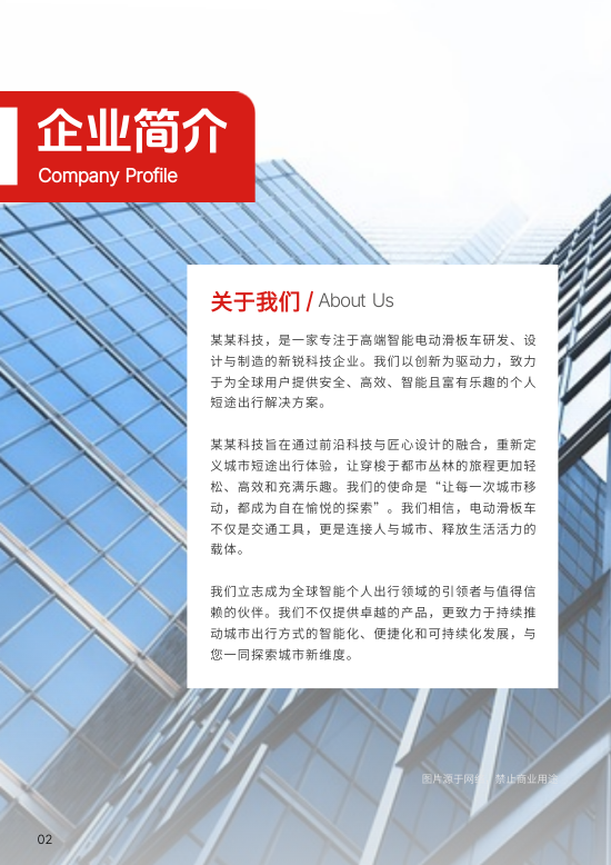 成人电动滑板车产品目录手册模板 - 第2页