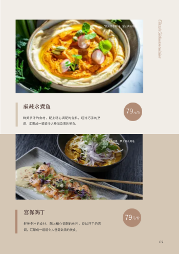 餐厅美食地方菜系产品画册制作 - 第7页