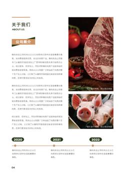 冷鲜肉加工肉业企业宣传册制作 - 第4页