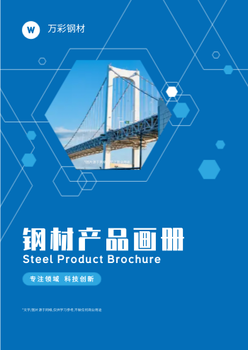 金属材料建筑钢材产品画册