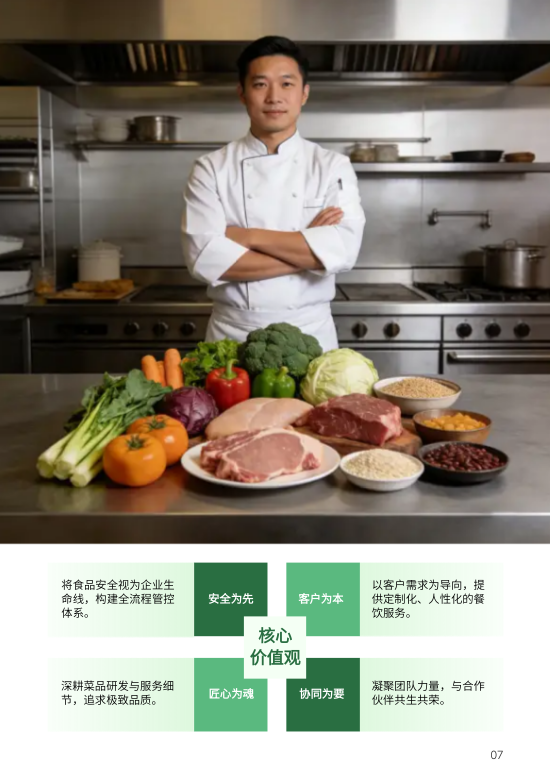 商务配餐餐饮服务公司宣传册设计 - 第7页
