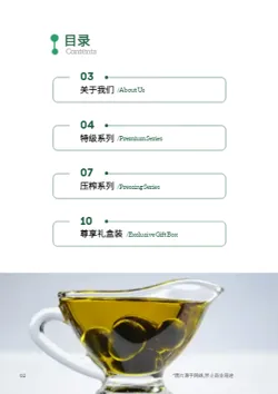 初榨橄榄油食用油产品画册模板 - 第2页