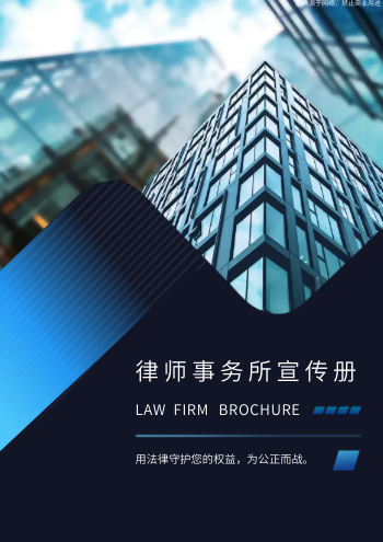 法务服务法律咨询公司画册