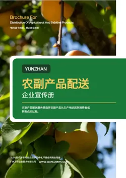 新鲜农副食材配送企业宣传册