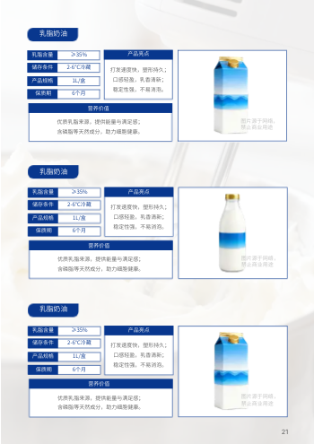 烘焙黄油乳制品产品画册模板 - 第21页