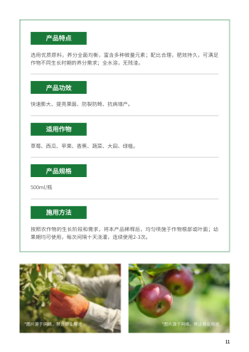 促生长微量元素肥料产品画册模板 - 第11页