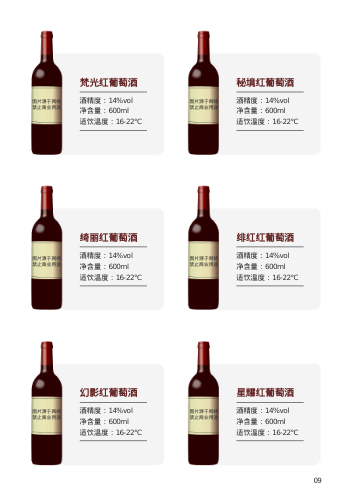 特级葡萄酒原装酒产品画册制作 - 第9页