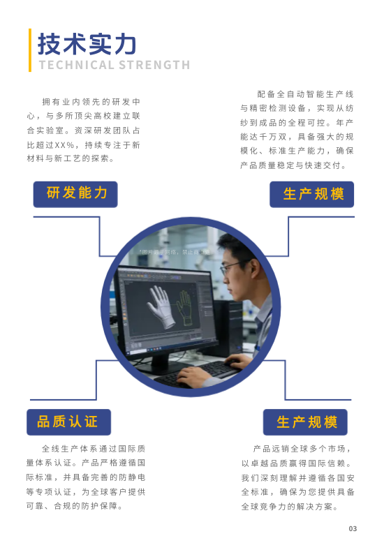 劳保防护手套产品宣传画册制作 - 第3页