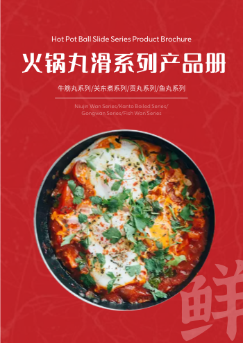 速冻食品火锅丸子产品画册