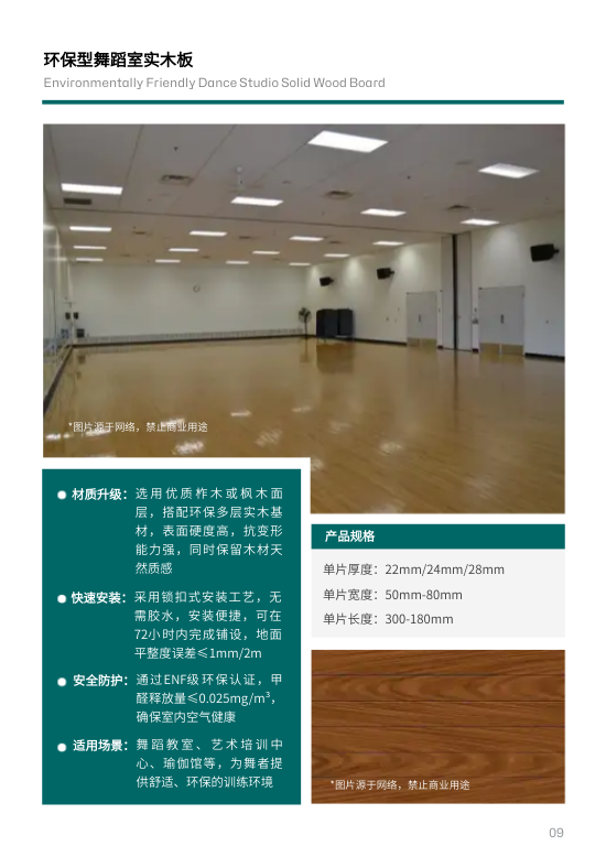 竞技运动木地板产品目录册模板 - 第9页
