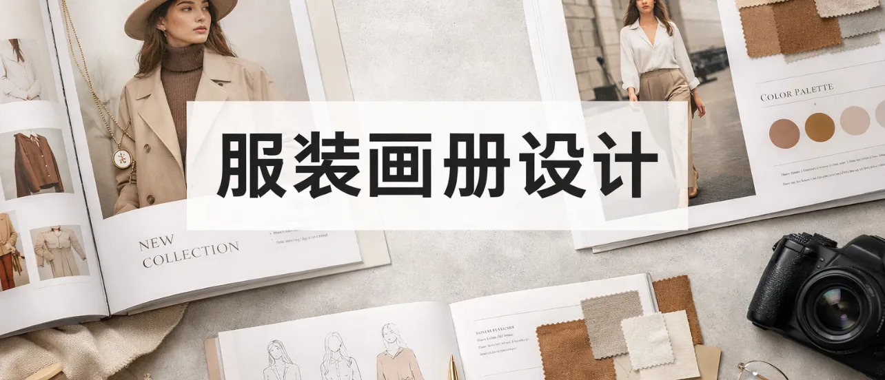 服装画册设计：8个产品画册模板，覆盖男女装/童装/面料