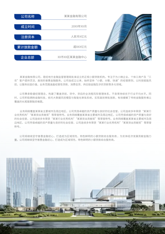 科技金融企业文化形象展示手册模板 - 第7页