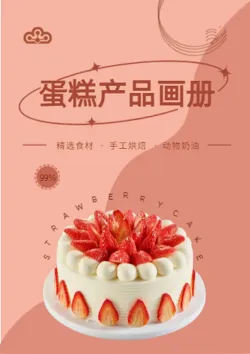 蛋糕店生日订购蛋糕产品画册