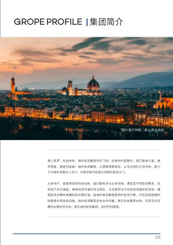 城市土地投资城投企业画册制作 - 第3页