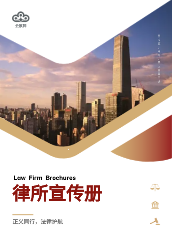 法律案件诉讼法律事务所画册