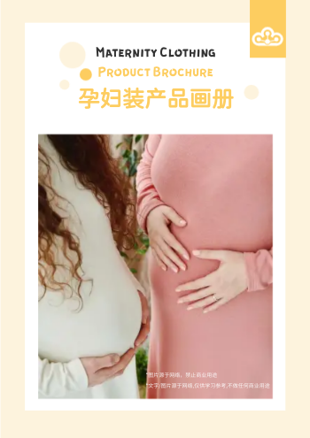孕妇装大码孕妈裙子产品画册