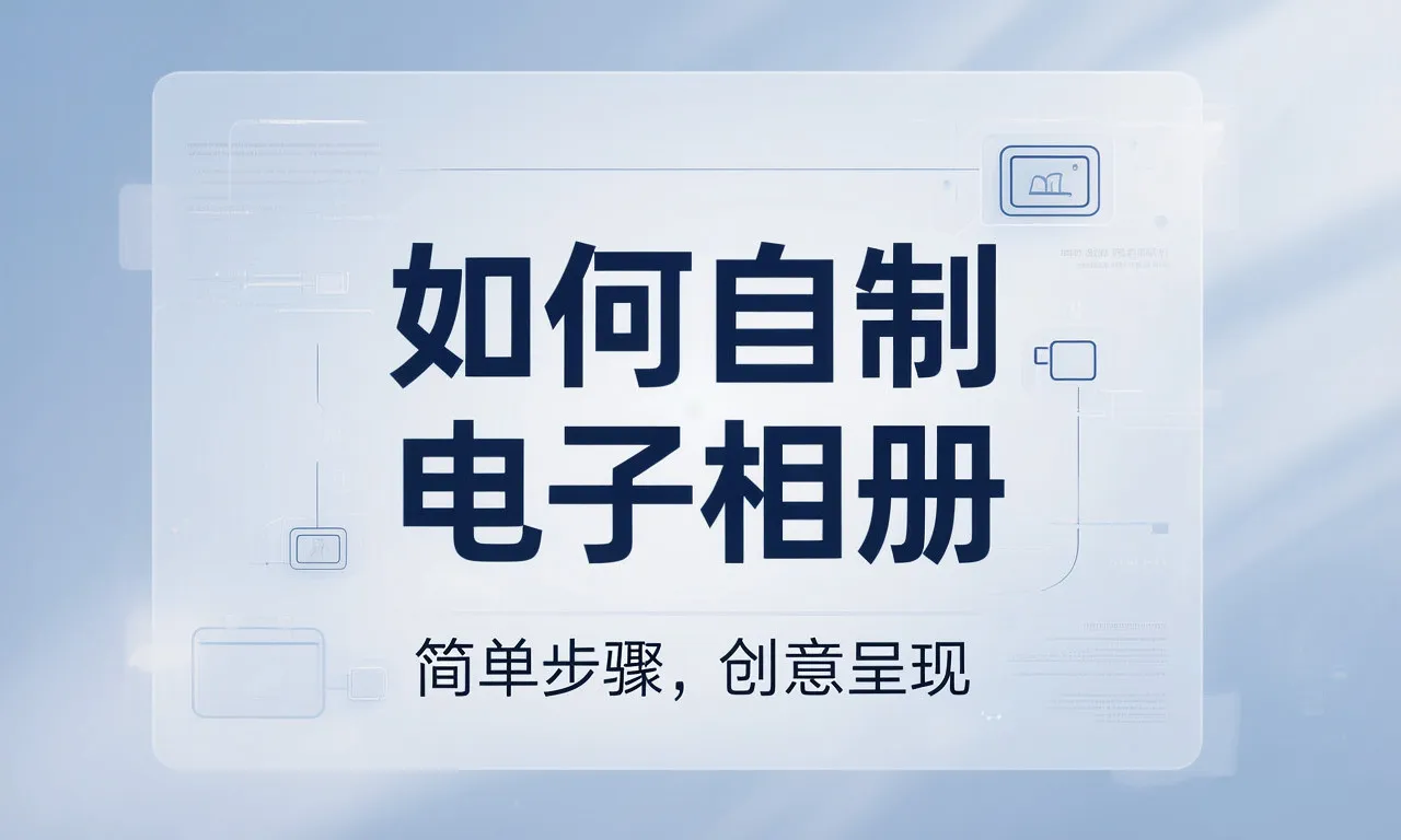 如何自制精美电子相册？零基础在线免费制作！