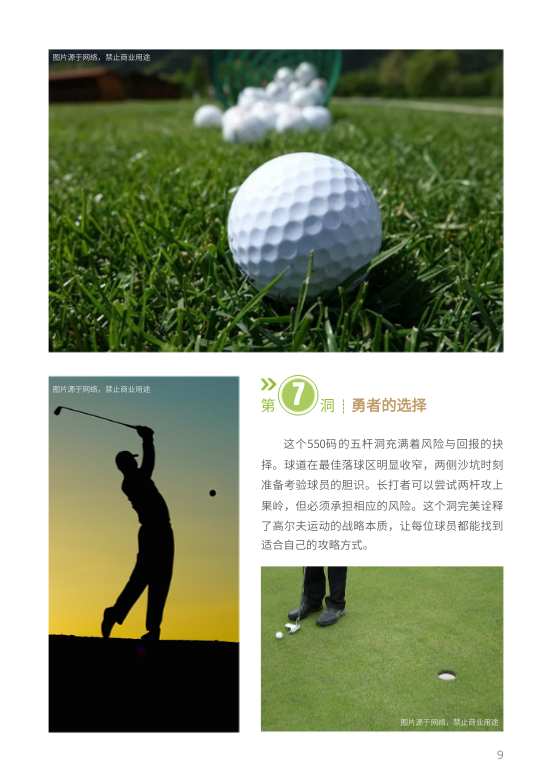 高尔夫度假中心度假村画册制作 - 第9页