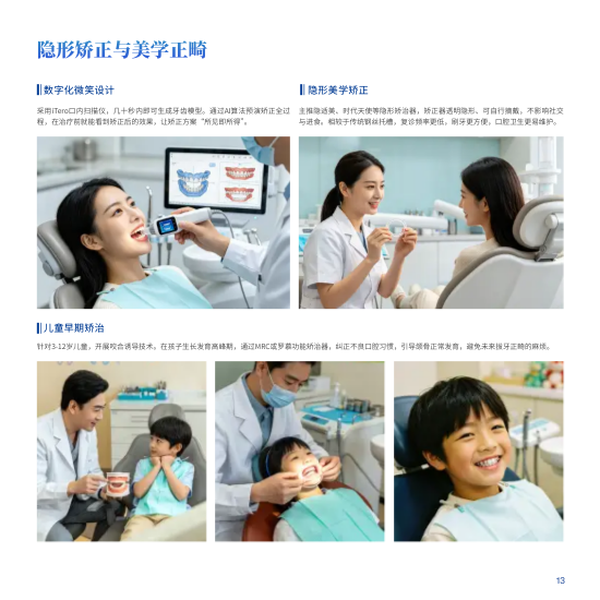 专业口腔诊所口腔医院方版画册模板 - 第13页