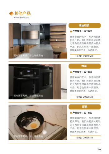 家用厨房厨具企业画册模板 - 第9页