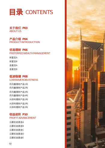 金融债券基金理财产品画册设计 - 第2页