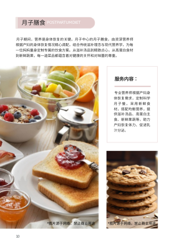 母婴专护月子服务企业画册模板 - 第10页
