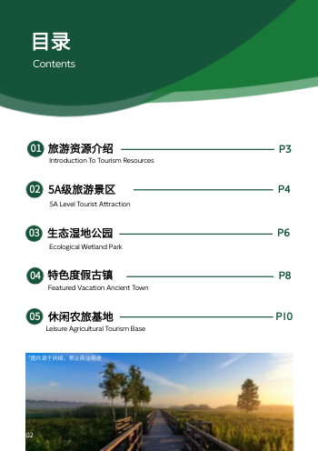 度假小镇旅游项目招商画册制作 - 第2页