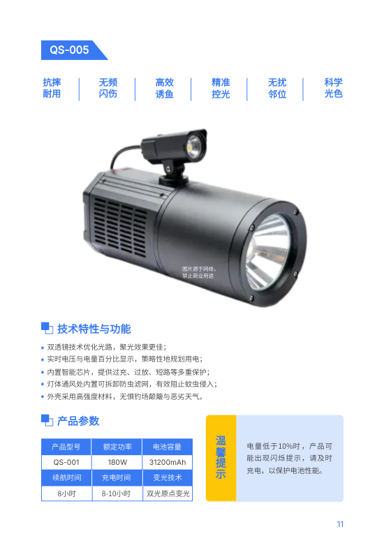 夜钓照明钓鱼灯产品手册设计 - 第11页