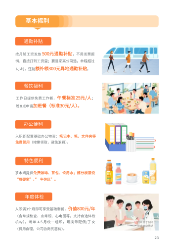 新员工入职指引福利手册制作 - 第23页