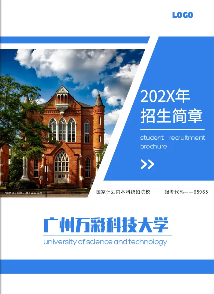 本科招生简章模板