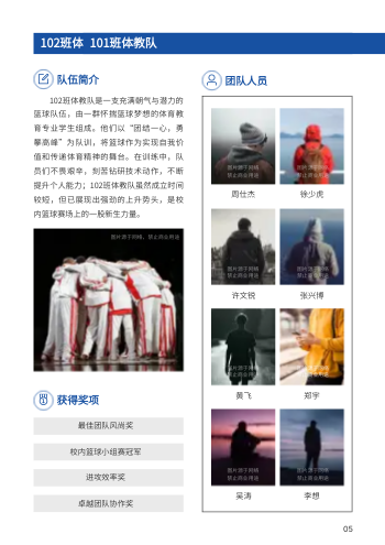 大学运动会篮球联赛秩序册模板 - 第5页