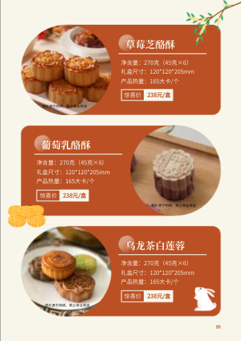 中秋超市团购礼盒月饼产品画册制作 - 第9页