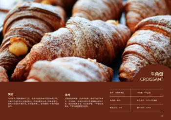 冷冻食品糕点横版产品画册模板 - 第9页