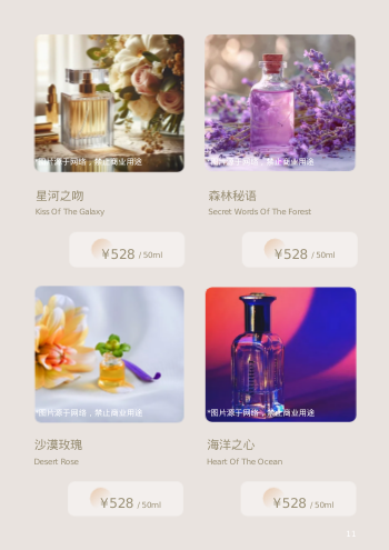 小众女士淡香水产品画册制作 - 第11页