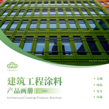 建筑油漆家庭涂料方版产品画册制作