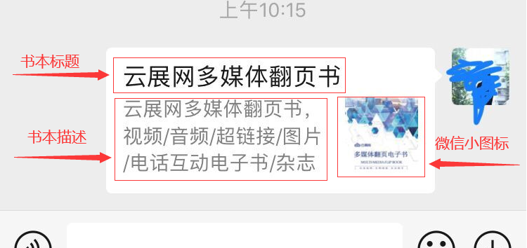 APP上如何修改电子书在微信里显示的标题、小图标和描述?
