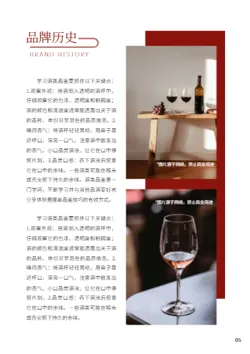 红色酒业白酒洋酒企业宣传册模板 - 第5页