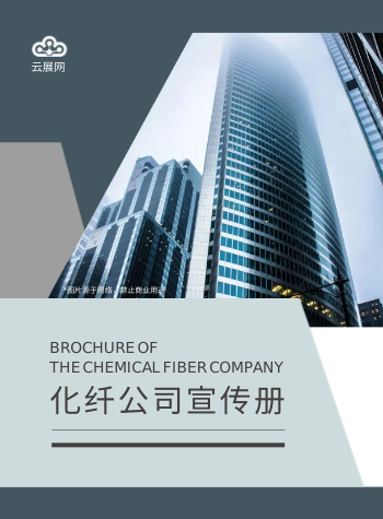 化学纤维化纤企业画册